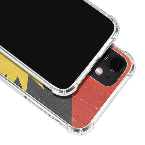 Antigua and Barbuda Flag Distressed iPhone 12 Mini Clear Case